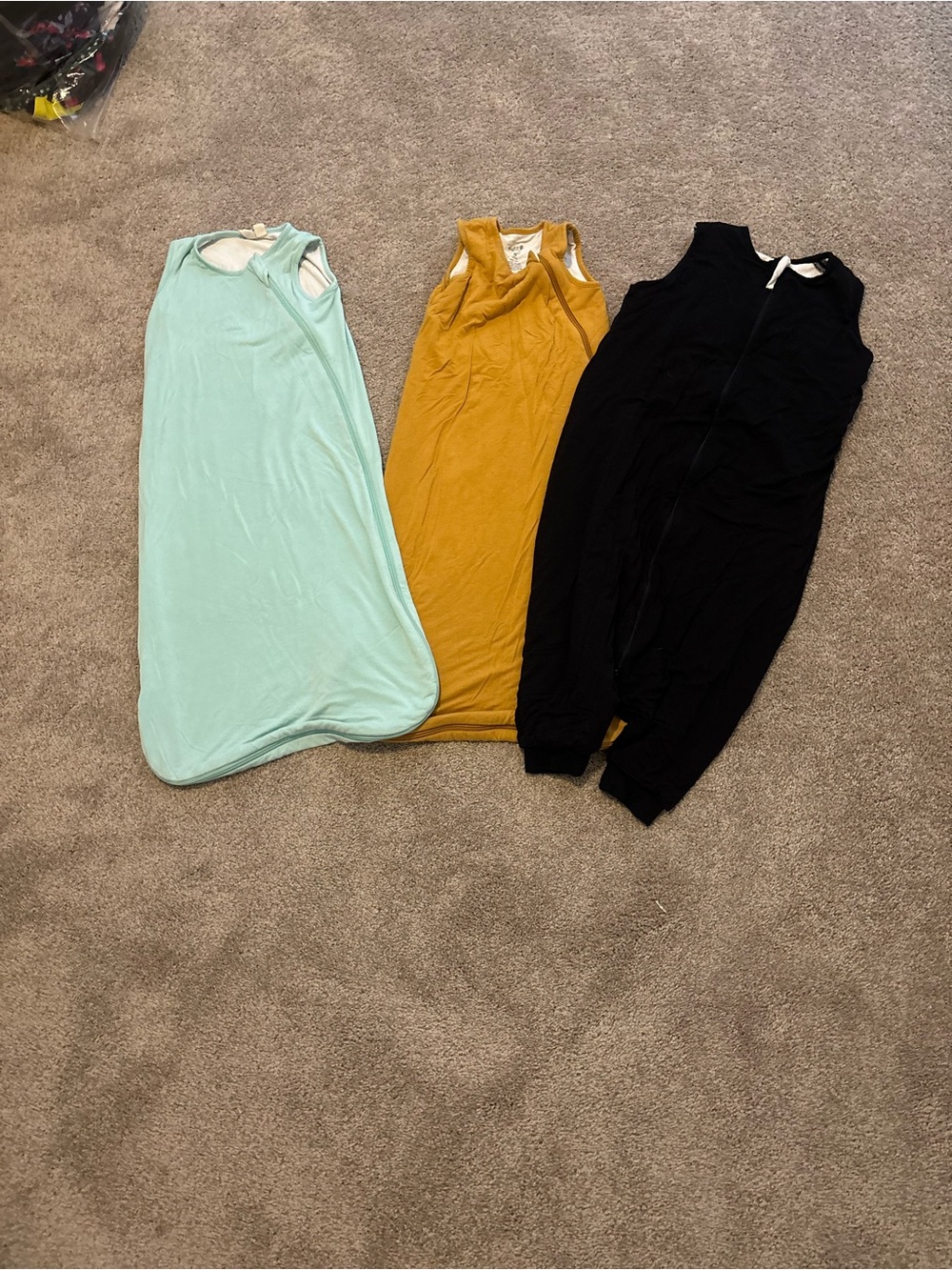 Kids Kyte baby sleep sacs in Mint, Mustard & Black - Comfortable Sleepwear